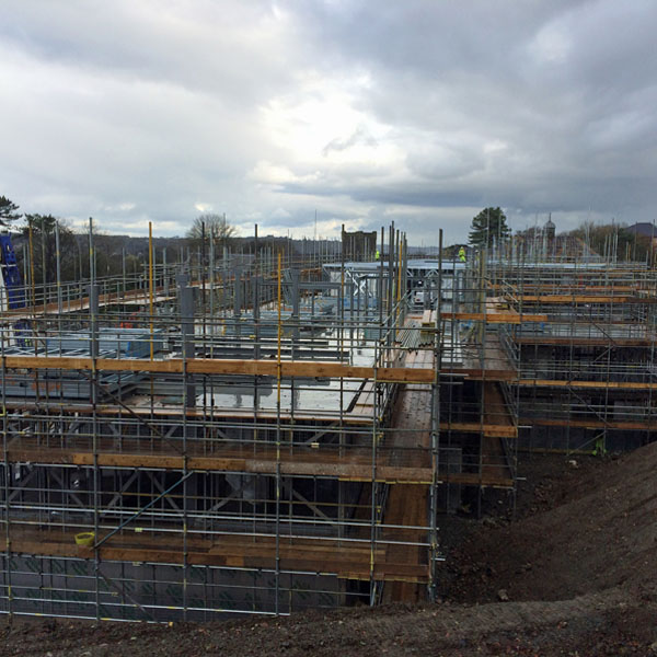 St Mary's Student Village, under construction